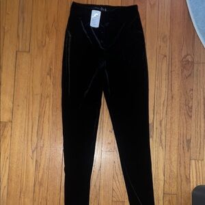 Women's Black Velvet leggings